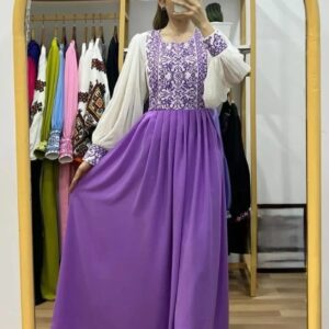 সুন্দরী চেরি জর্জেট গাউন Color 2