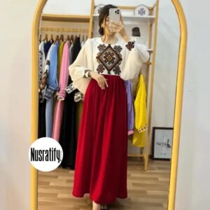 সুন্দরী চেরি জর্জেট গাউন Color 3